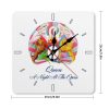 f0daf1d510fb102f5488cab5bfec409f Queen A Night at the Opera Album Cover 1975 Square Wall Clock Art Decorate