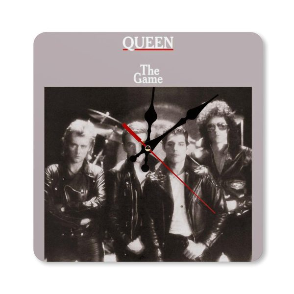 Queen The Game Album Cover 1980 Square Wall Clock Art Decorate