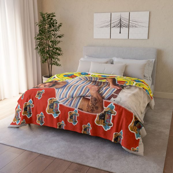 3 Bad Bunny Ultra Soft Micro Fleece Blanket