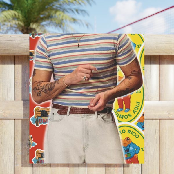 Bad Bunny Beach Towel